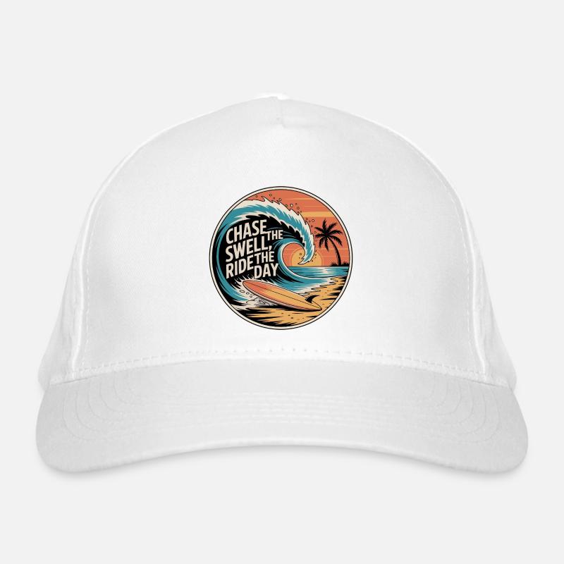 Chase the Swell, Ride the Day Organic Baseball Cap