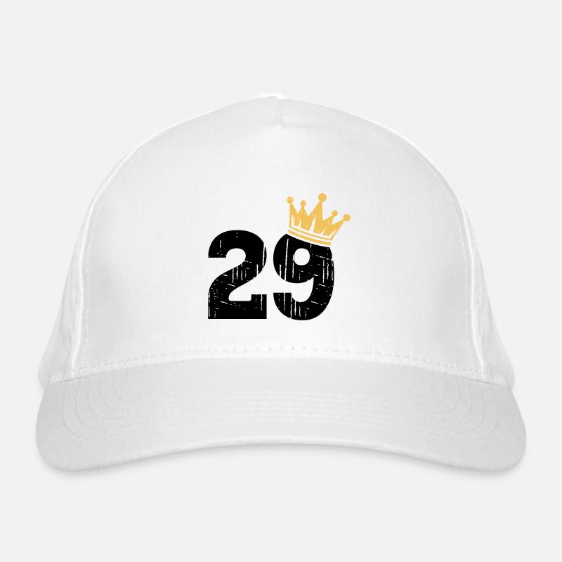 29 Couronne 29e anniversaire 29 ans Casquette classique bio