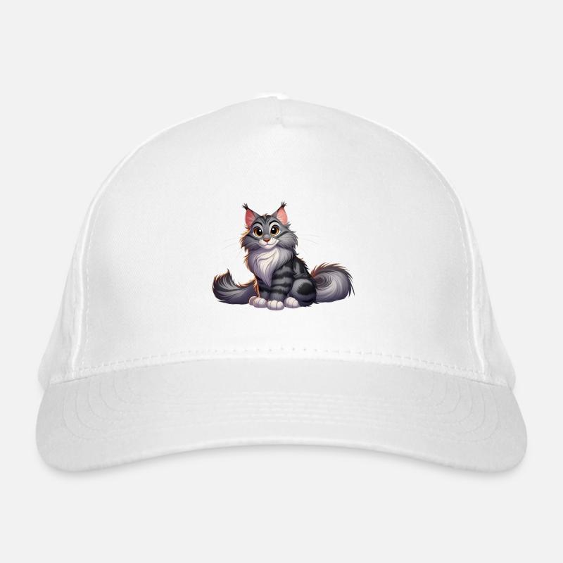 Maine Coon 10 Organic Baseball Cap