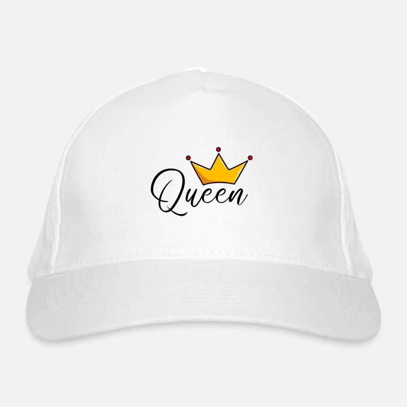 Queen with crown Organic Baseball Cap