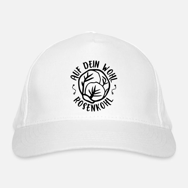 rosenkohl Bio-Baseballkappe