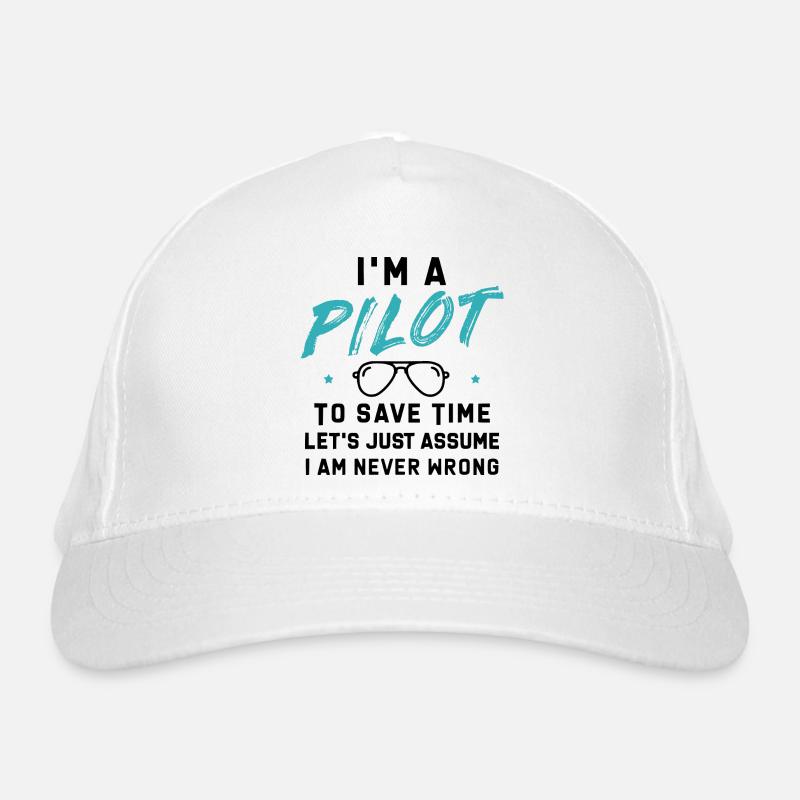 I am a Pilot Bio-Baseballkappe