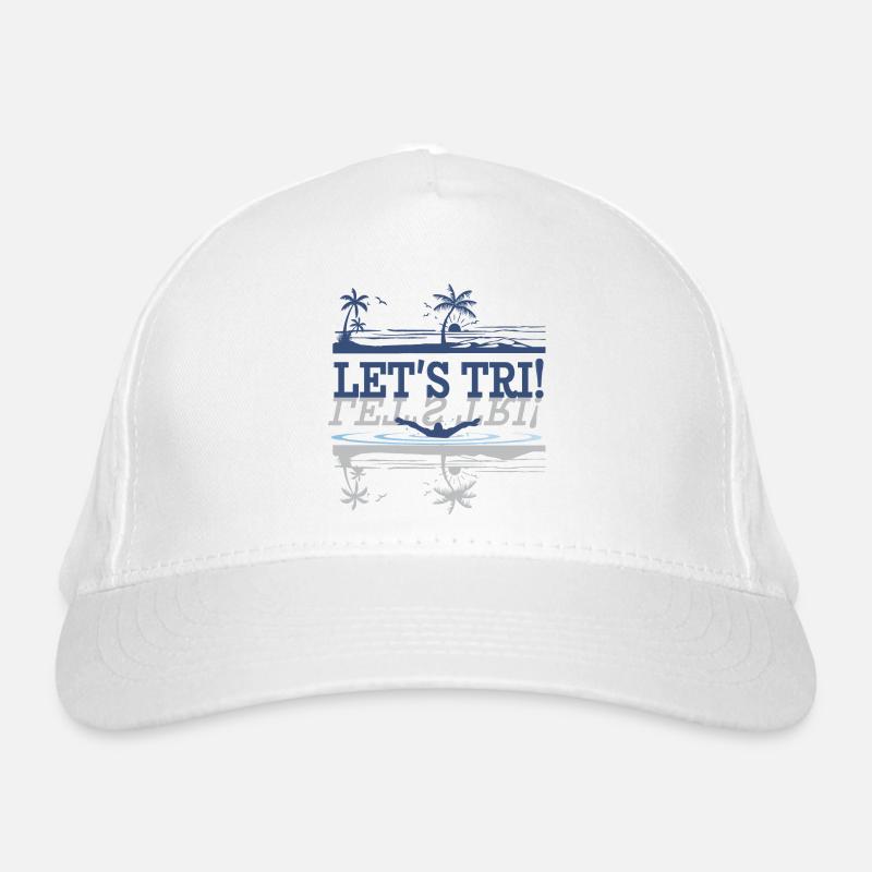 Triathlon - Let's Tri! Bio-Baseballkappe
