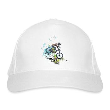DOWNHILL - LIFESTYLE - Organic Baseball Cap - white - Front