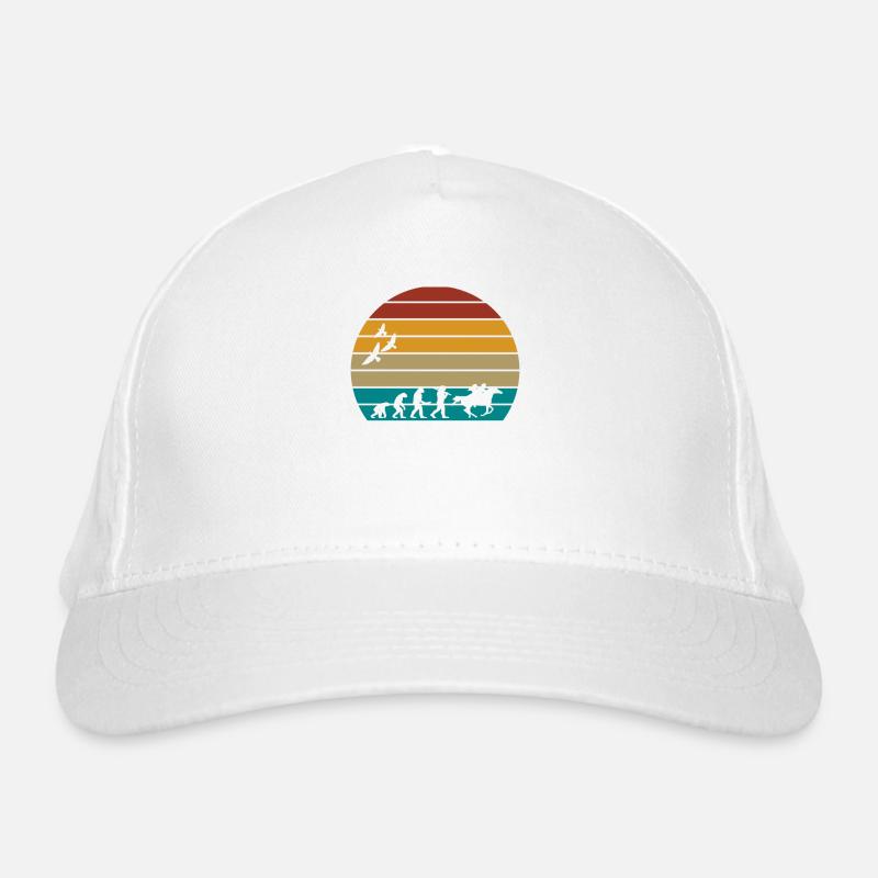 retro vintage sunset evolution COWBOYS Organic Baseball Cap
