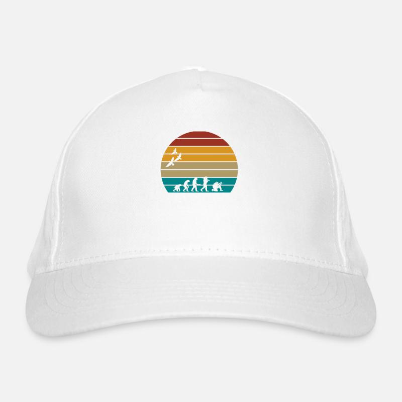 retro vintage sunset evolution PAINTBALL Bio-Baseballkappe