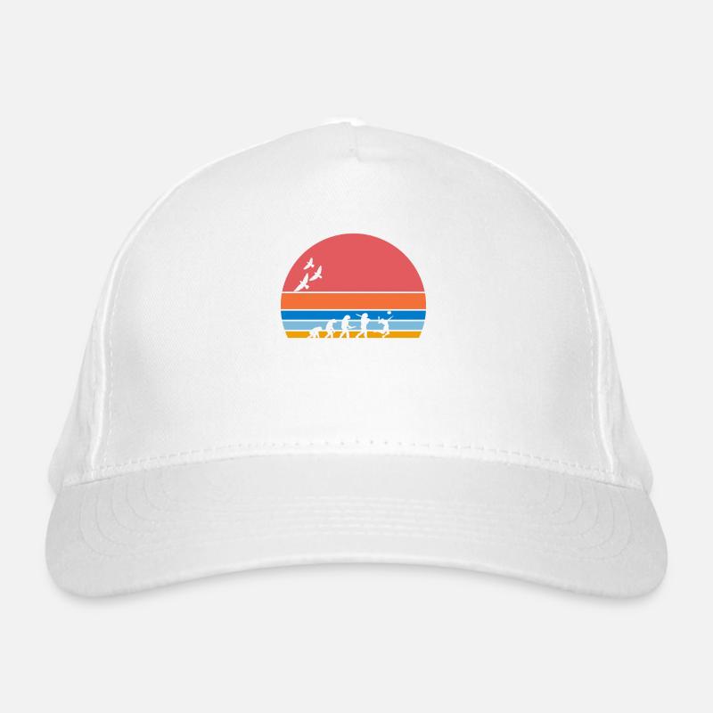 retro vintage sunset évolution VOLLEYBALL Casquette classique bio