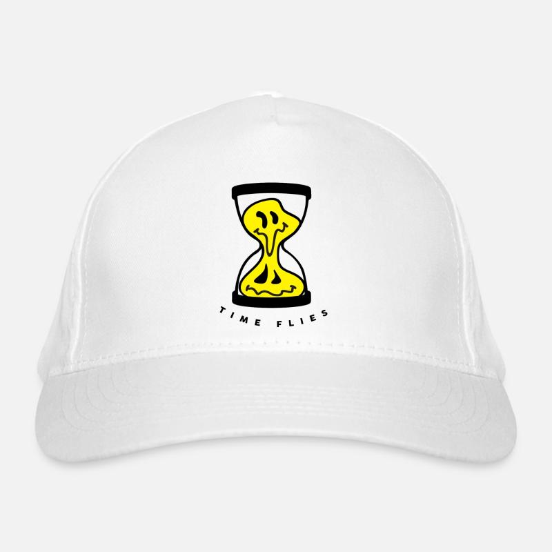 time flies Bio-Baseballkappe