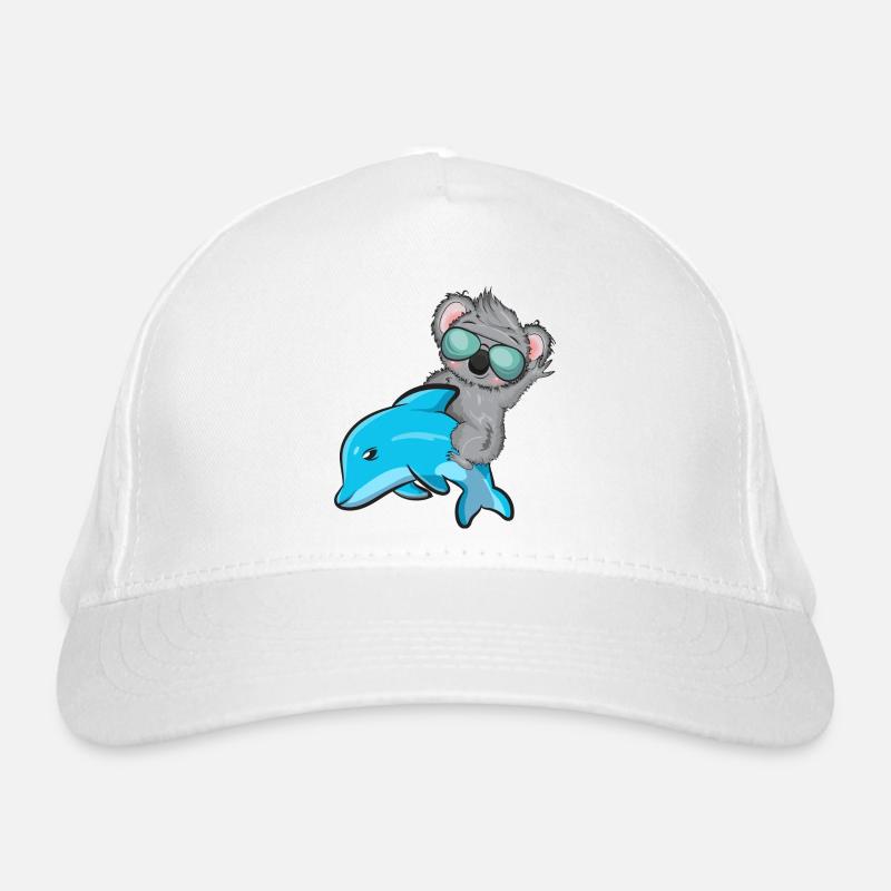 Koala and Delfin Organic Baseball Cap