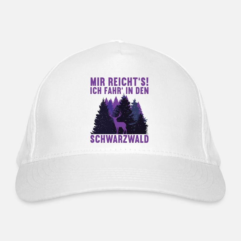 Schwarzwald Spruch lustig Mir reichts! Bio-Baseballkappe