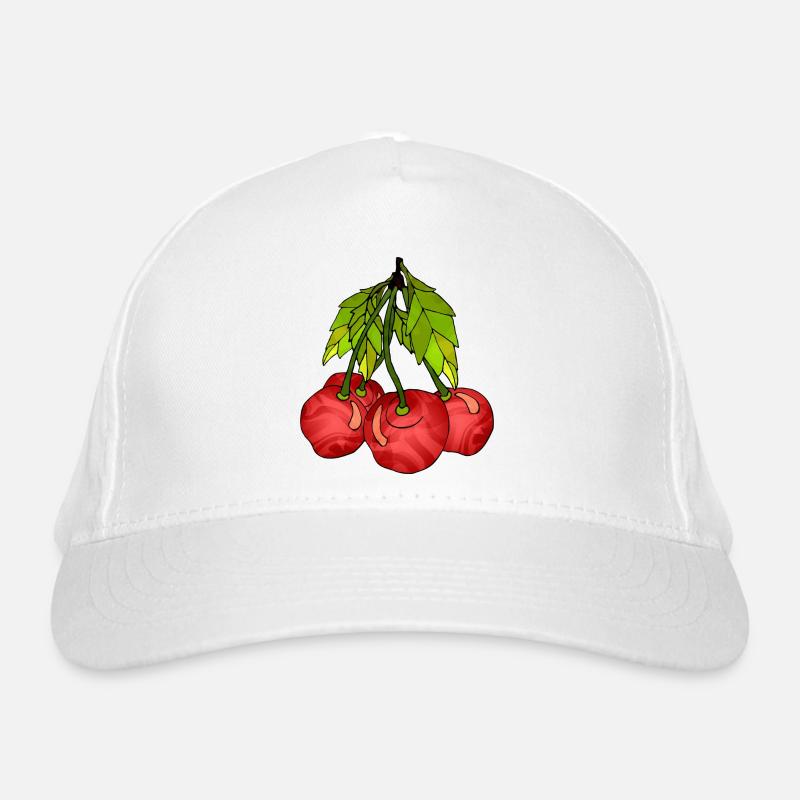 Kirschen Bio-Baseballkappe