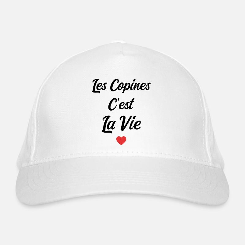 les copines c'est la vie Casquette classique bio