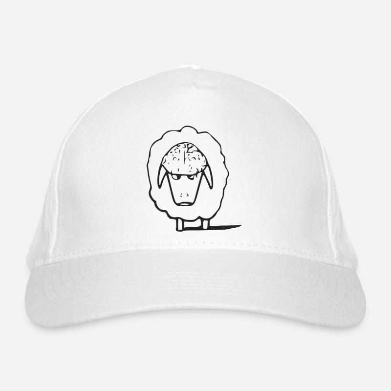 Hako the grumpy sheep Organic Baseball Cap