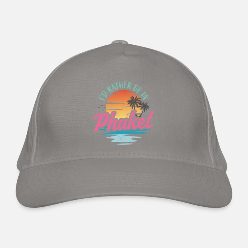 Je préfère être à Phuket Casquette classique bio