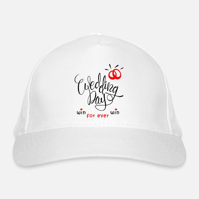 Wedding, Wedding Bands, Bridal, Wedding Day Organic Baseball Cap