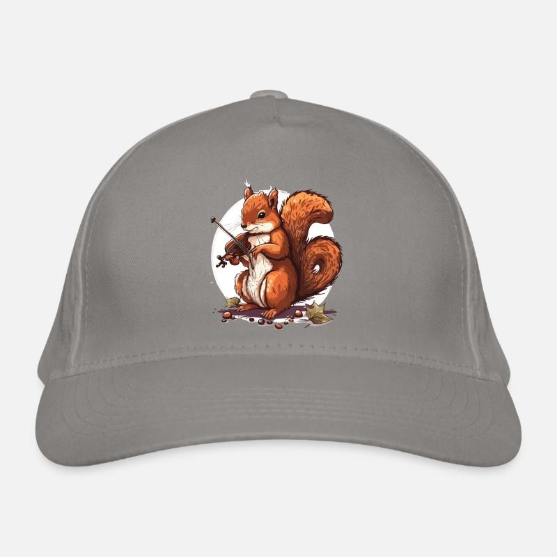 Eichhörnchen-Virtuose Bio-Baseballkappe