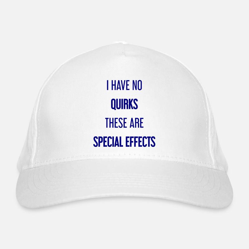 Pas de bizarreries, juste des effets spéciaux ! Casquette classique bio