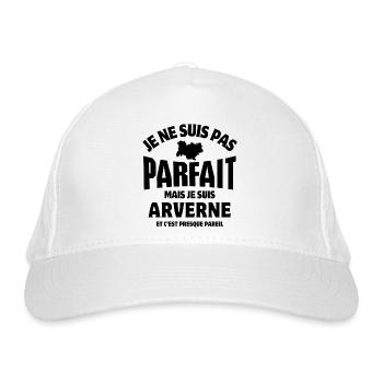 Auvergne, je suis auvergnat - Casquette classique bio - blanc - Devant