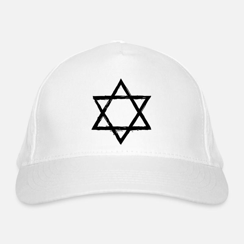 Israel Stern Davidstern Hexagramm Judentum Symbol Bio-Baseballkappe