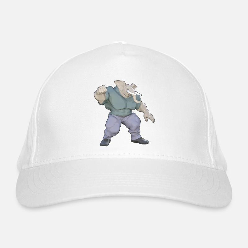 The Human Elephant Organic Baseball Cap