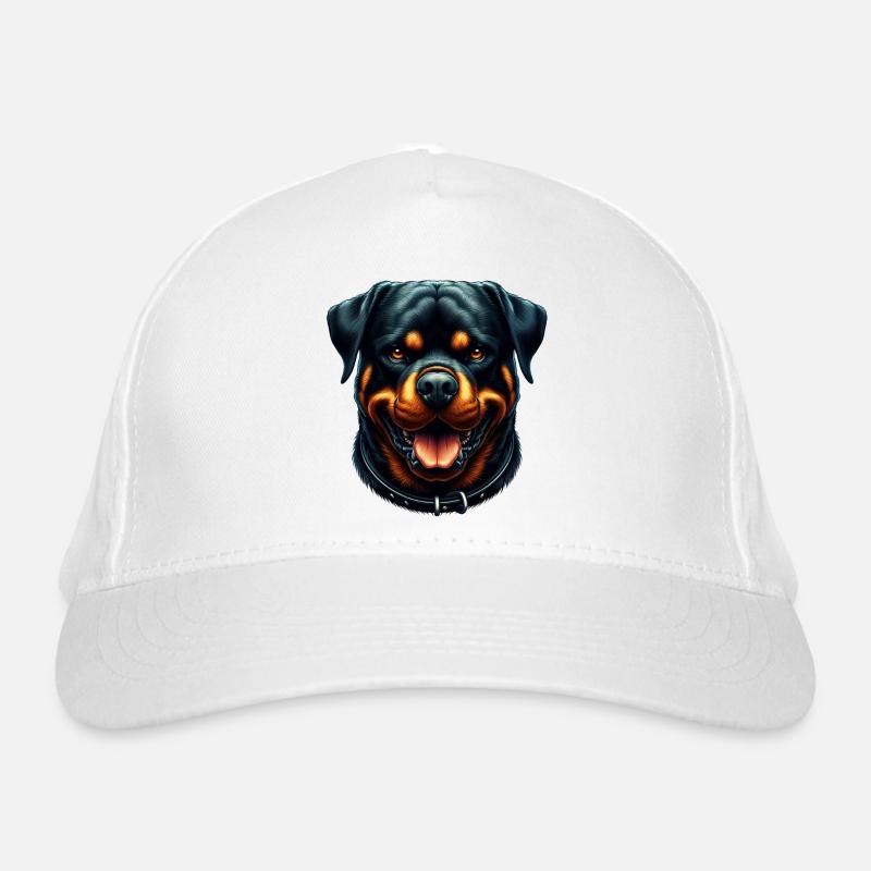 Ein friedlicher Rottweiler Bio-Baseballkappe
