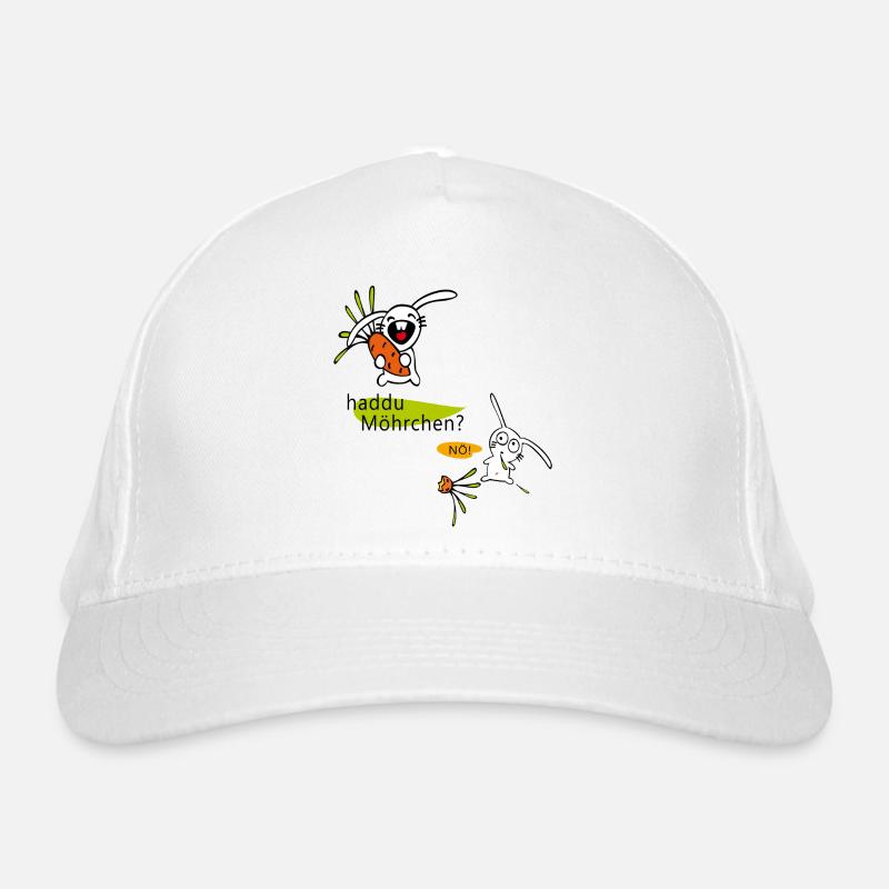 haddu Möhrchen? Ostern Bio-Baseballkappe