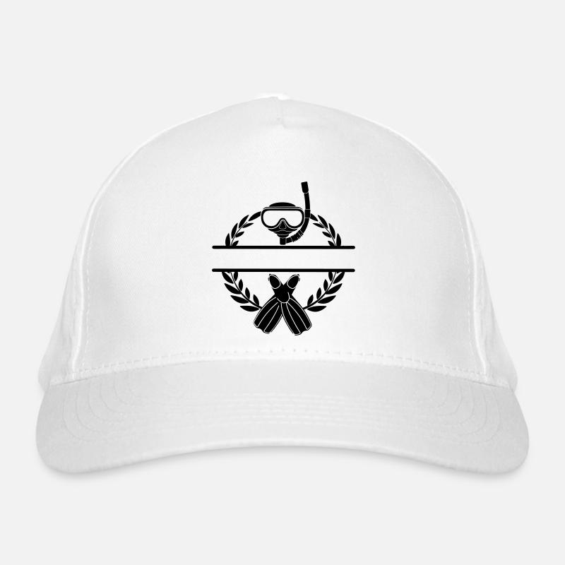 Lunettes de plongée en couronne de laurier nom bannière Casquette classique bio