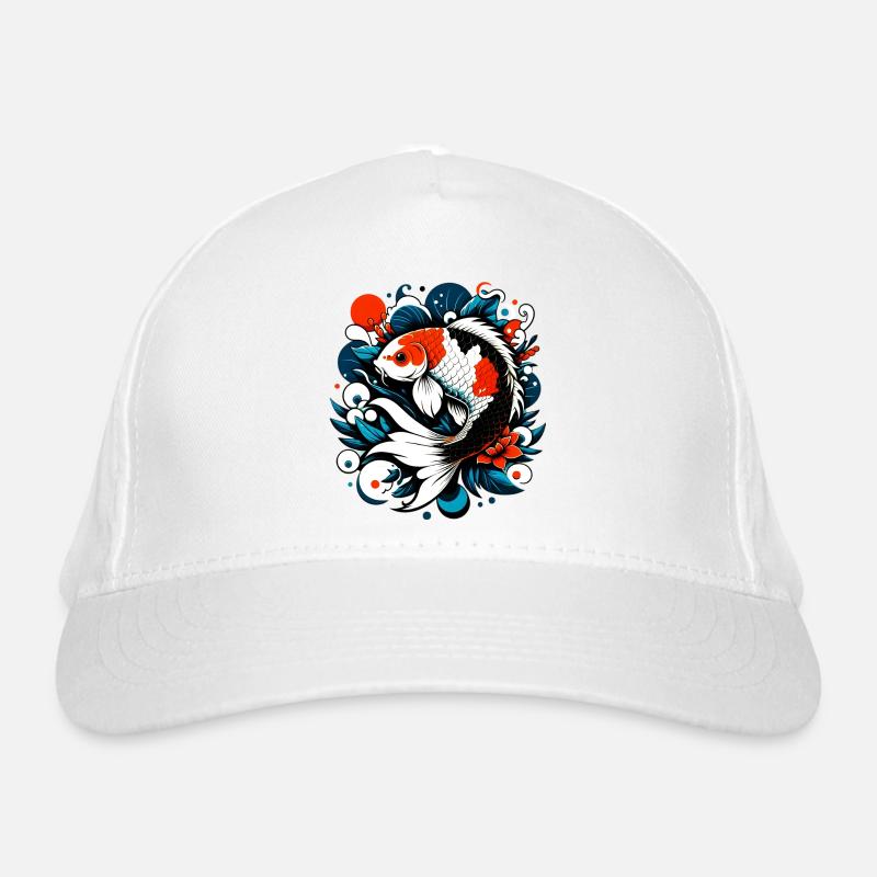 Koi Carp Organic Baseball Cap