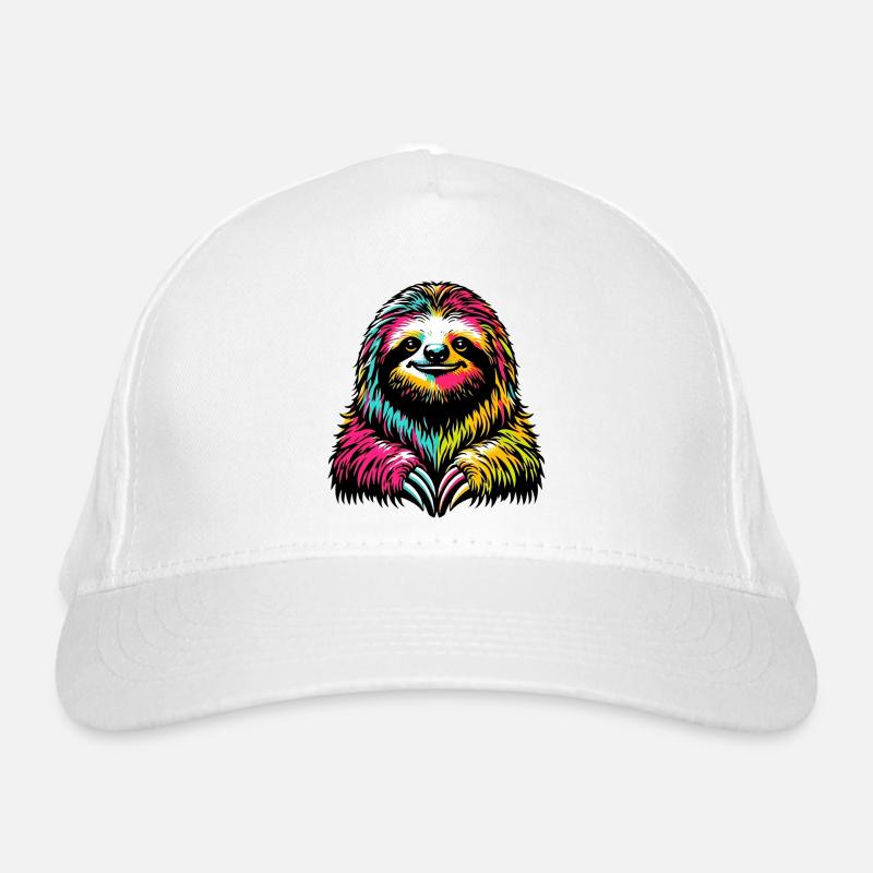 Sloth Organic Baseball Cap
