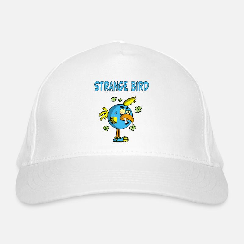 Oiseau bleu étrange Casquette classique bio