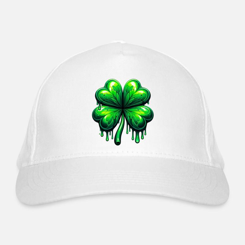 Four-leaf clover Organic Baseball Cap