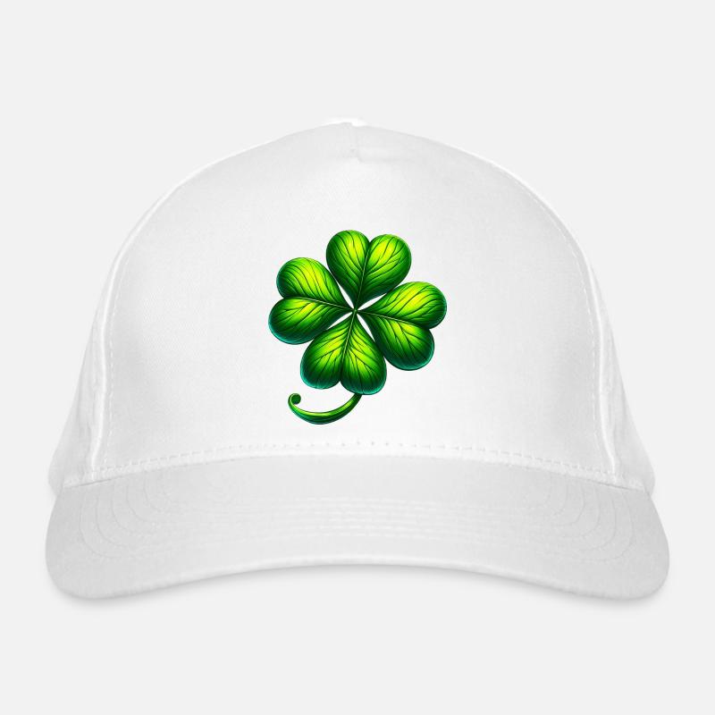 Four-leaf clover Organic Baseball Cap