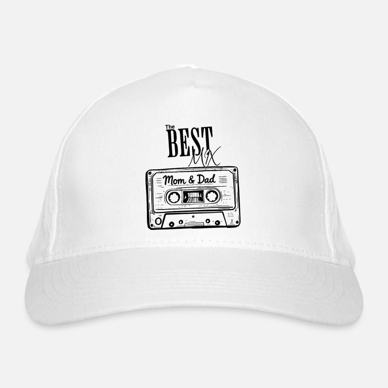 Vatertag Muttertag 80er Geschenk Best Mix Bio-Baseballkappe