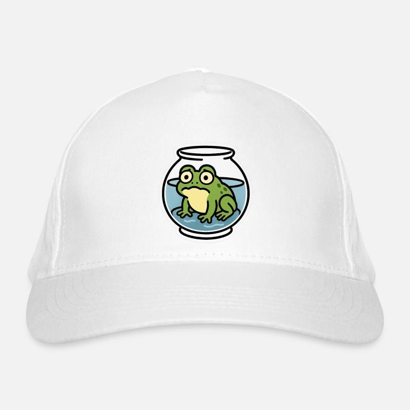 Grenouille dans un bol Casquette classique bio
