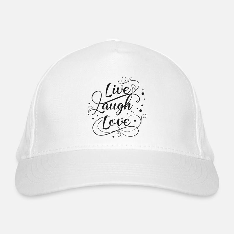 Live, Laugh, Love Bio-Baseballkappe