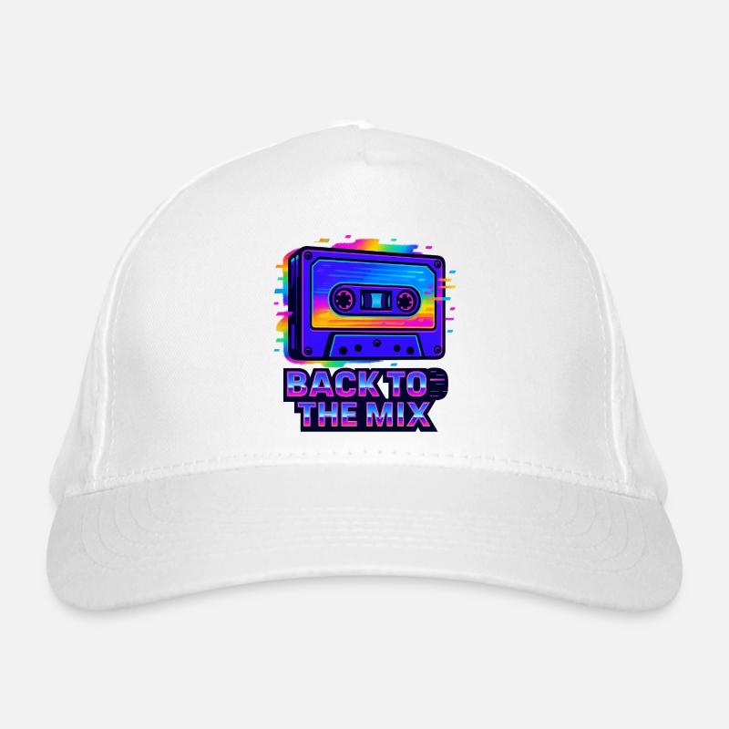 Conception de cassettes rétro néon Casquette classique bio