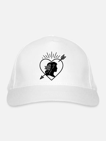 La mariée - Casquette classique bio - blanc - Devant