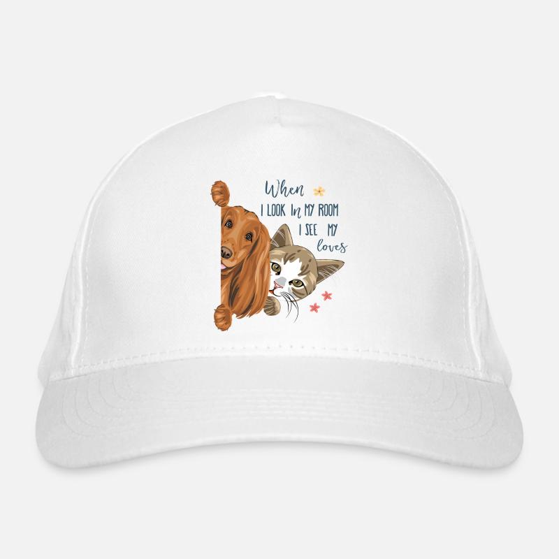 Chien et chat Casquette classique bio