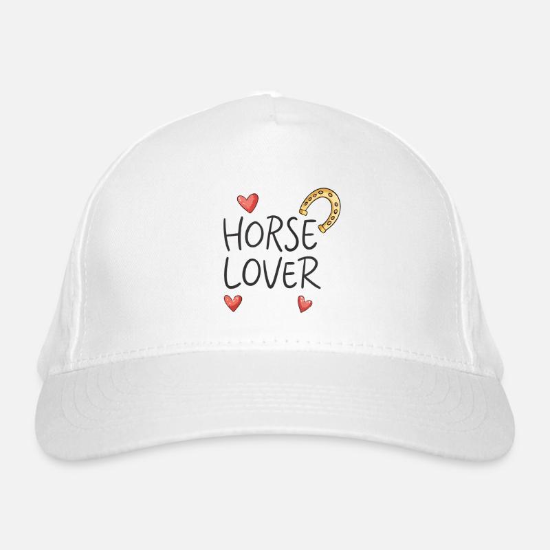 Love Horses Visual Organic Baseball Cap