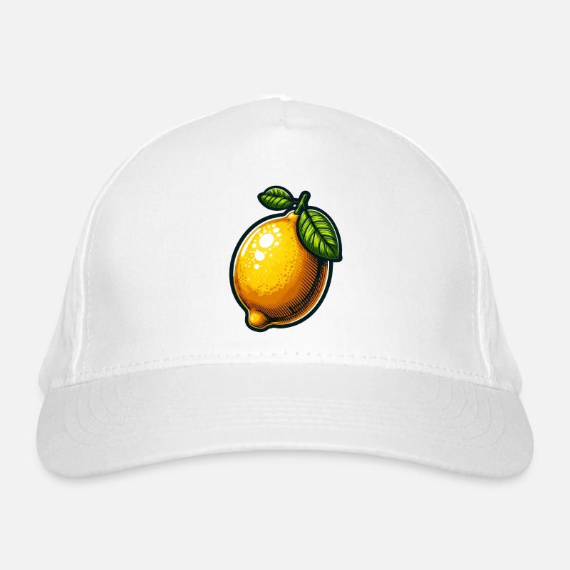Lemon Pop Cartoon Happy Organic Baseball Cap