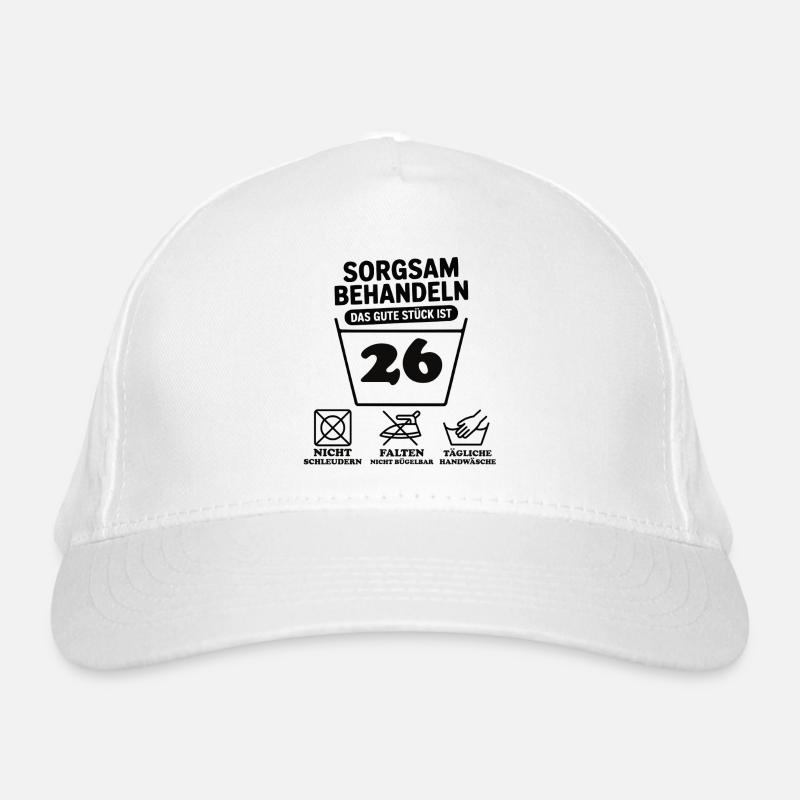 26 Geburtstag – Sorgsam Behandeln  Bio-Baseballkappe