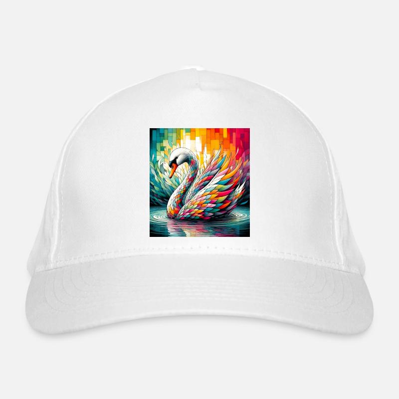 swan Organic Baseball Cap