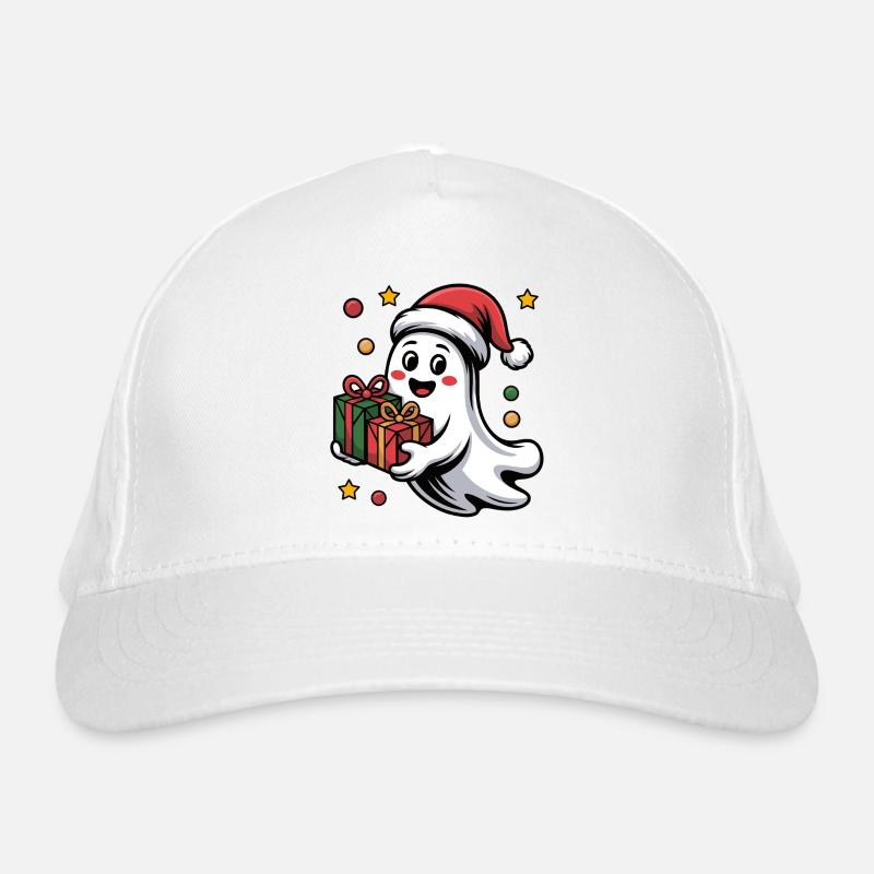Weihnachtsgeist mit Geschenk Casquette classique bio