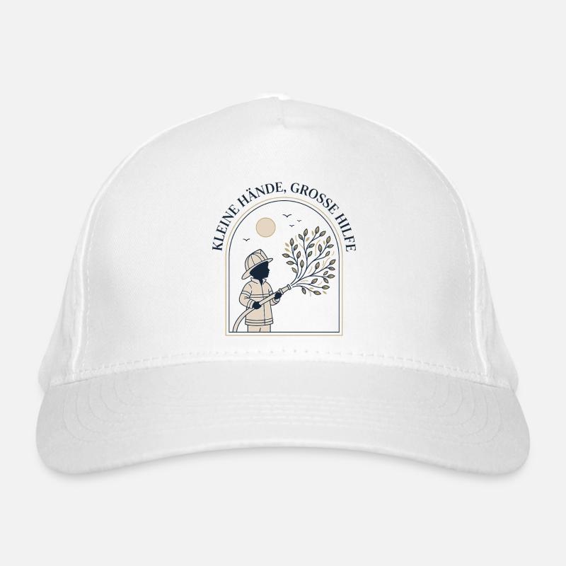 Small hands, big help Organic Baseball Cap