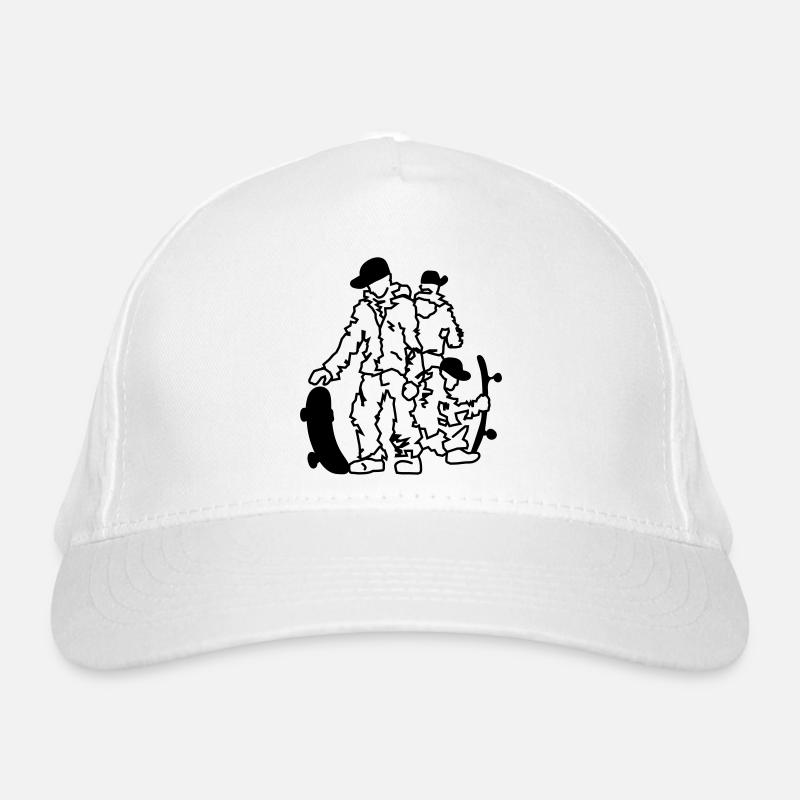 skateboarders Organic Baseball Cap
