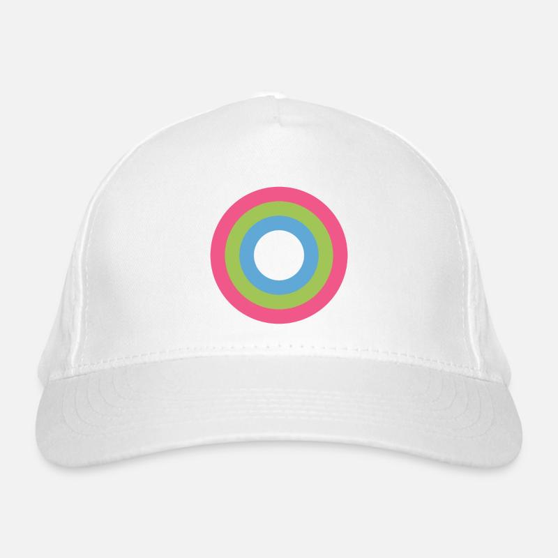  Concentric Ring Palette LGBTQ polysexual Organic Baseball Cap
