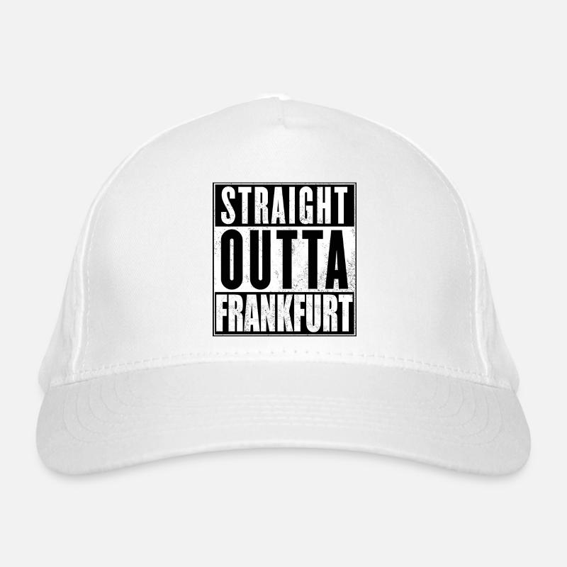 Directement sorti de Francfort White Casquette classique bio
