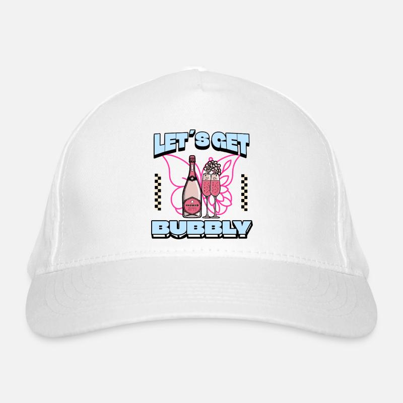 Let's Get Bubbly – Prosecco Spritz Vibes, Bachelor Party Organic Baseball Cap