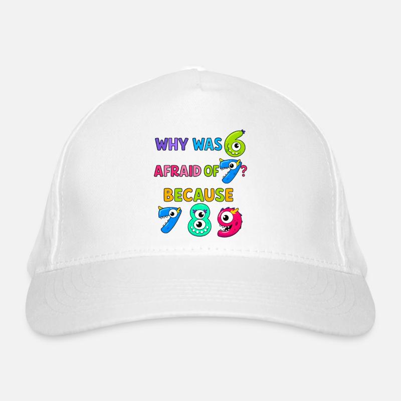 Numbers maths Why Was Dino Afraid Of Organic Baseball Cap