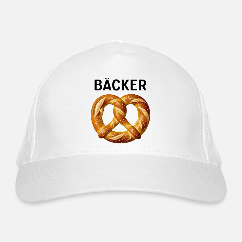 Bäcker Kostüm Brezel Beruf Karneval Bäckerei Bio-Baseballkappe